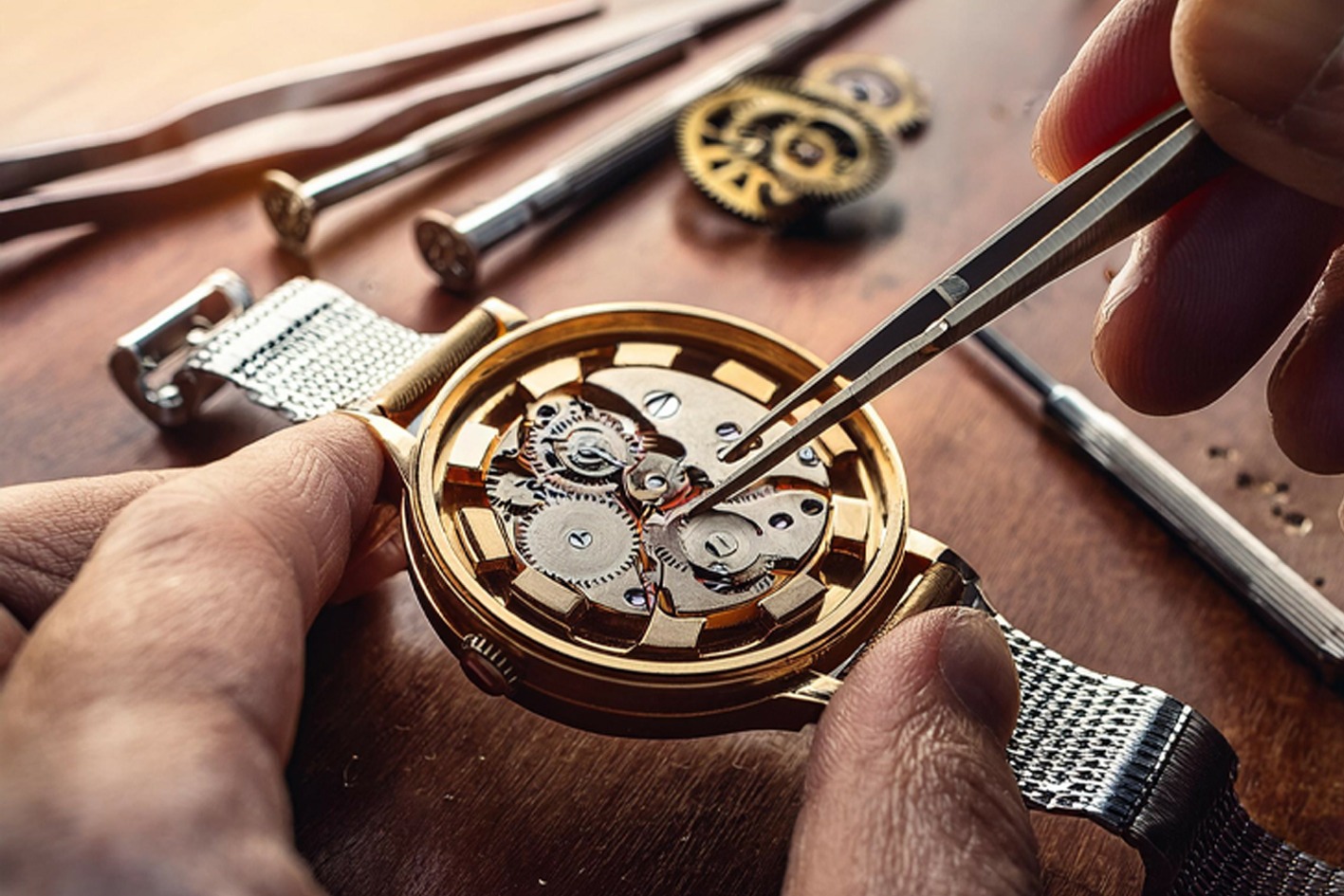 Reparatur ihrer Uhr in unserer eigenen Meisterwerkstatt